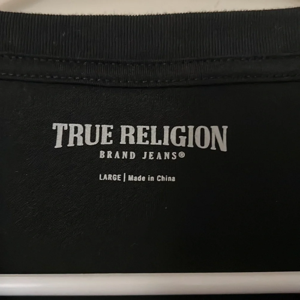 NWT true religion black tee shirt size: L